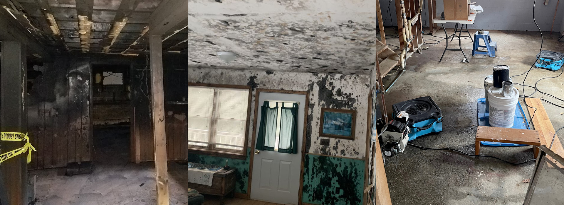 Fire Cleanup, Water Damange and Mold Cleanup